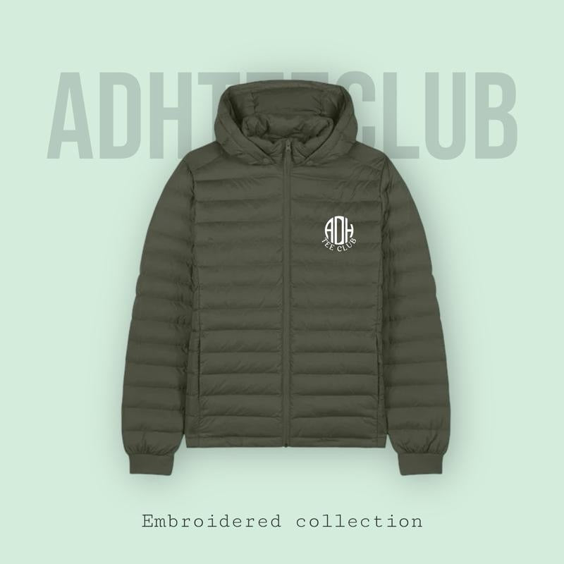 Embroidered Padded Coat