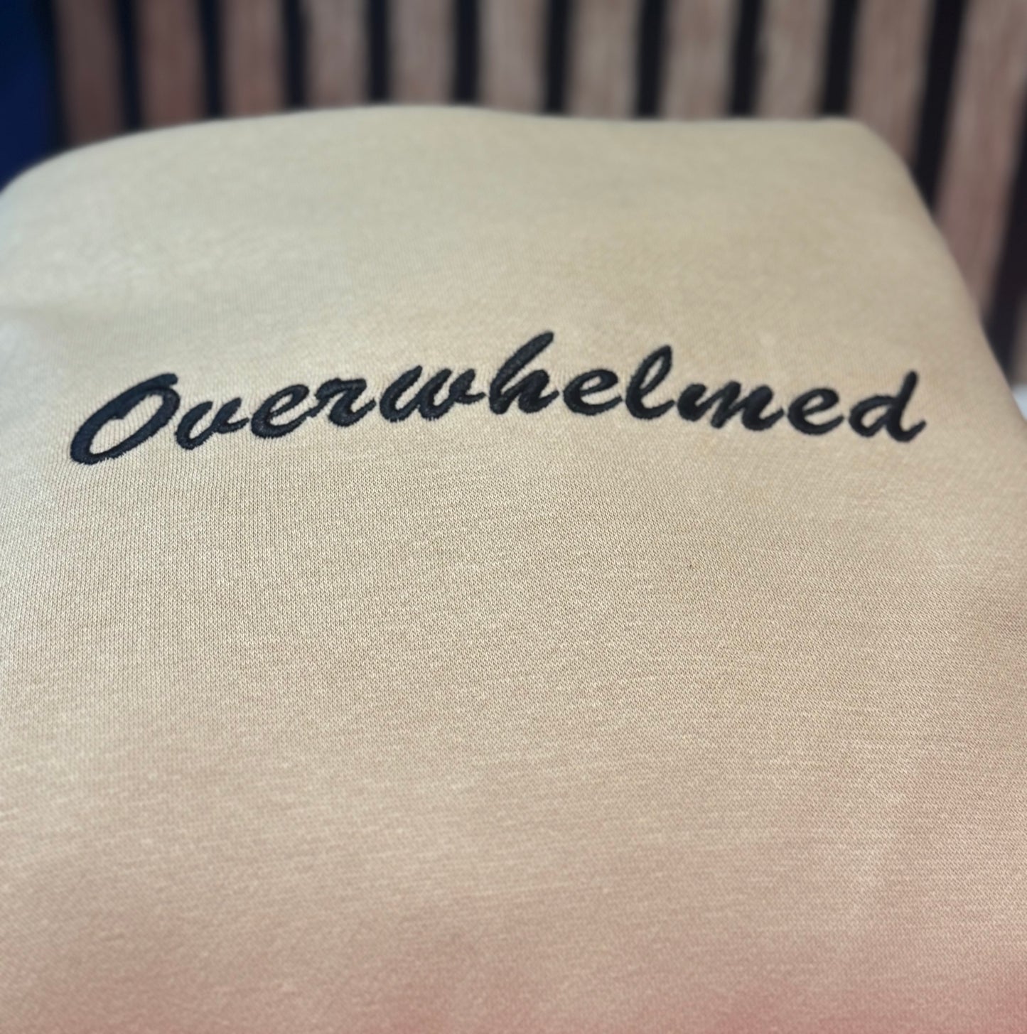Chunky Hoodie embroidered overwhelmed