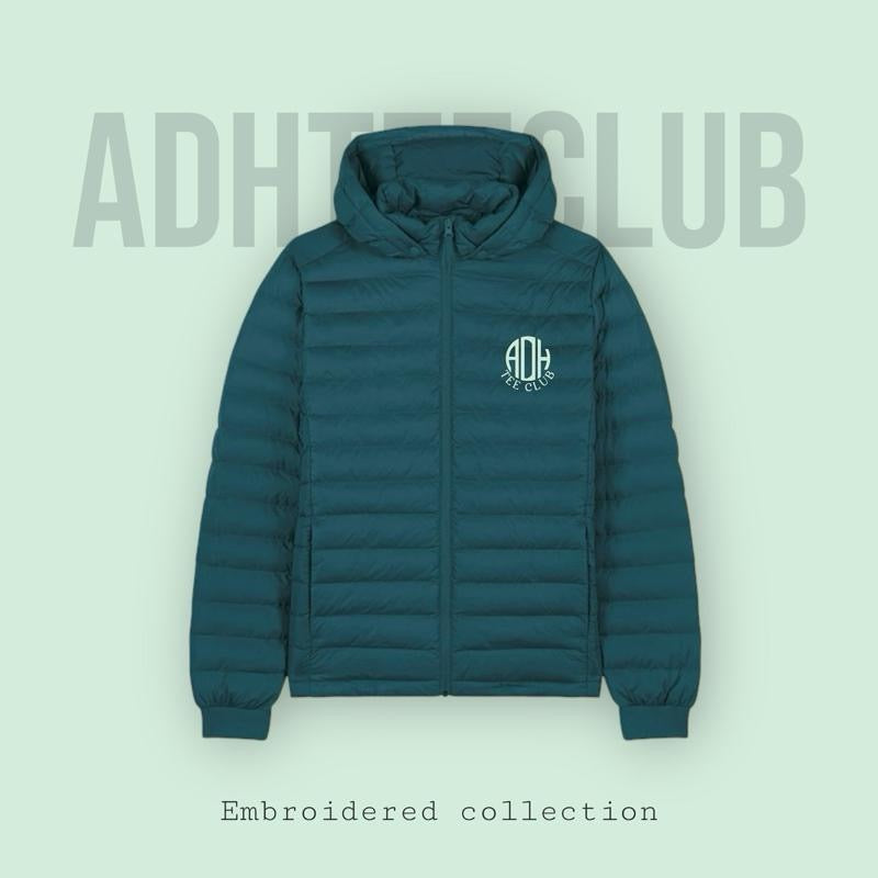 Embroidered Padded Coat