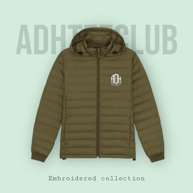 Embroidered Padded Coat