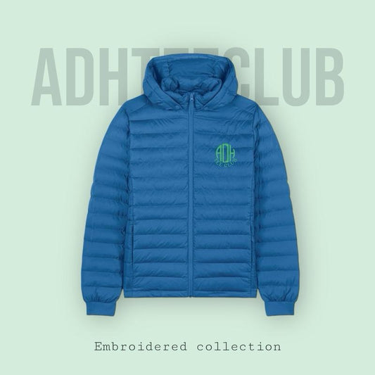 Embroidered Padded Coat