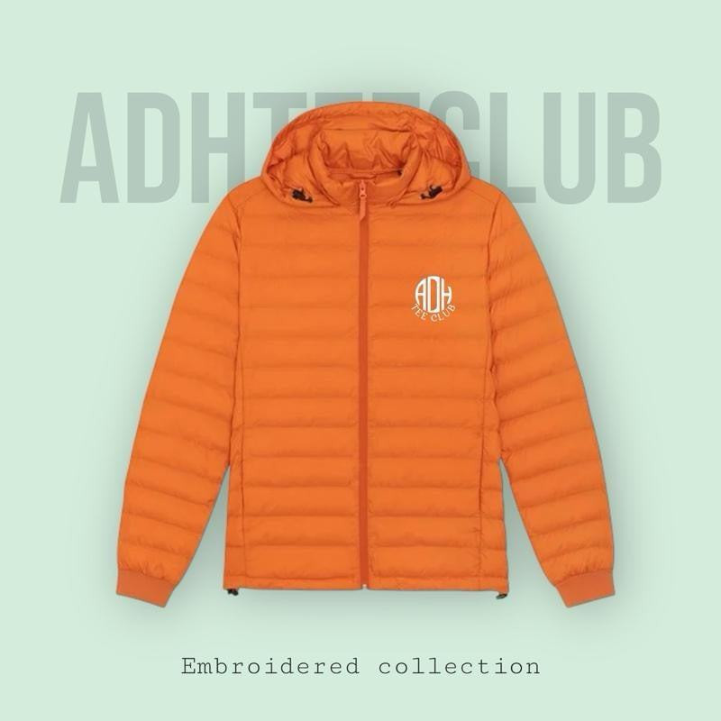 Embroidered Padded Coat